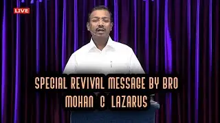 Special Revival Message By Mohan. C. Lazarus |Blessing Jesus Prayer House|Pls watch and Subscribe