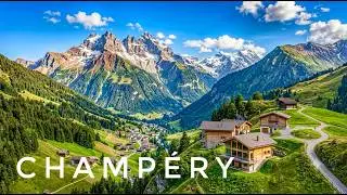 This Hidden Swiss Village Will Steal Your Heart! | Champéry, Switzerland 🇨🇭 |4K
