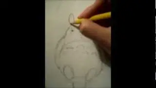 Speed Drawing: Totoro!