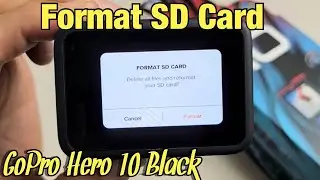 GoPro Hero 10 Black: Как отформатировать SD-карту