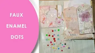 DIY FAUX ENAMEL DOTS: A to Z x2 Series