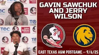 Gavin Sawchuk and Jerry Wilson FSU ETAMU 2025 Postgame | FSU Football | Florida State Football |