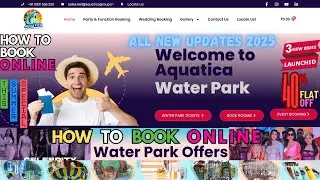 How To Book Online Ticket For Aquatica Water Park |  অনলাইনে টিকিট বুক করার পদ্ধতি | 2025