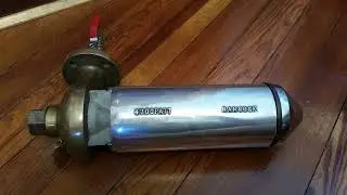Blowing a Hancock 4710 (4700) Air Whistle - Sound Clip
