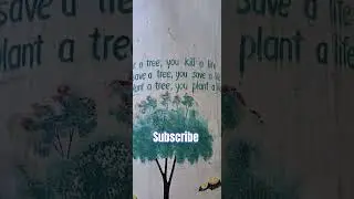 Amazing way of passing message. #environment #globalwarming #climatechange #planttrees #trees