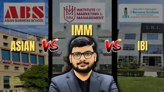 Asian Business School vs IMM vs IBI | MBA & PGDM Comparison 2026 | Fees, Placements, ROI