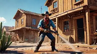 Power Wash Simulator: Old West Paintball Arena Cleanup!