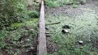 dr36 - Crossing the 10-inch-wide bridge - Mill complex & island, p7 (urbex)