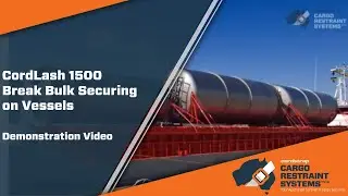 Heavy Duty Lashing of Project Cargo with Cordlash 1500
