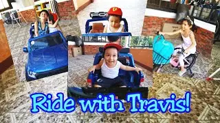 Electric car for kids: Travis'  Ford Raptor