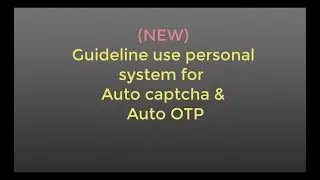 SSMMS: guideline to use deployed server for Auto OTP & Auto Captcha on Ubuntu and Linux OS