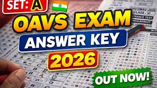oav entrance exam answer key 2026 ll odisha adarsha vidyalaya entrance exam 2026 answer key ll SET A