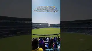 Ind vs Nz In Nagpur VCA Jamtha Stadium 🏟️ #nagpur #cricket #match #india #newzealand #vcastadium