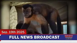 MONKEY ESCAPES LOCAL ZOO, ARRESTS IN SHOOTING INTO HOME| WHKY News full broadcast Fri. 9/19/25
