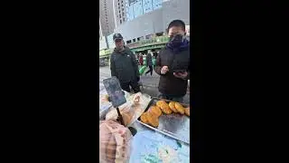 Uncut POV | Morning Fried Flatbread Sales | Real-Time Vendor Workflow