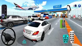 33#  Realistic Toll Plaza Traffic Jam Challenge 🚗✈️ | South Driving City Gameplay | A3D Class