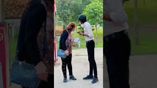Aunty reaction 😂 wait for end 🤣 #auntyprank #nazimprank #funny