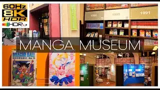 Kyoto International Manga Museum 8K HDR 60fps | Ultimate Anime & Manga Walkthrough