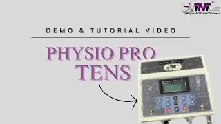 How to use Physio pro TENS unit for Joint , Knee, Back & Pain Relief | Electrotherapy  | TNT Physio
