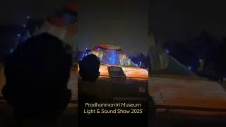 Prime Minister Museum Light & Sound Show 2023. Sitting behind Modi Ji. #narendramodi #modiji #pmmodi