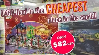 Buying LEGO in the cheapest place in the world! My biggest LEGO haul in January 2021!