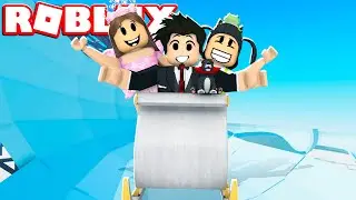 LOKIS NO TRENZINHO DE TR&Ecirc;S PESSOAS BEM LEGAL | Roblox - Sled Obby