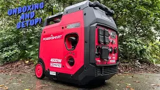 Inverter Generator Unboxing, Setup and First Start! | Part 1 | PowerSmart PS5045CE Review