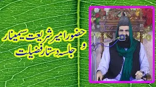 Hazor ameer e shariya seminar wa jalsa dastar e fazilat #2024 #peersiallajpal