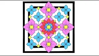 Floral Pattern | Art Therapy - 26 minutes