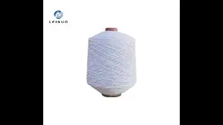 Dyed latex rubber covered yarn 907575 knitting yarn elastane double covered yarn for socks