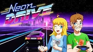 Let's Play: NEON DRIVE (PS4)  80's Arcade Styled Racer!
