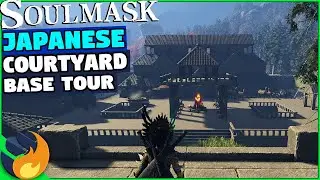 CHECK OUT MY BASE! Japanese Style Courtyard Base Tour In Soulmask |