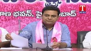 Minister KTR Fires On Chandrababu Naidu | Telangana Bhavan | TNews live Telugu
