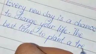 best handwriting in english. neat and clean handwriting. calligraphy. RTP writes.