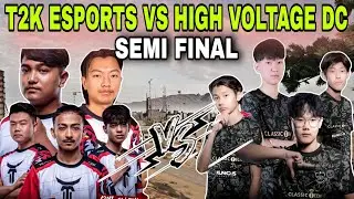 T2K Esports vs High Voltage DC | T2K vs HVDC 4v4 TDM Battle | Semi Final | Clash with kvn