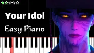 Your Idol - Saja Boys (KPop Demon Hunters) | EASY Piano Tutorial