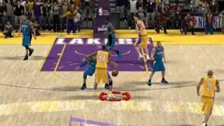 Kobe Bryant with the 3 point buzzer winner! Nba2k10 Pc (HD)
