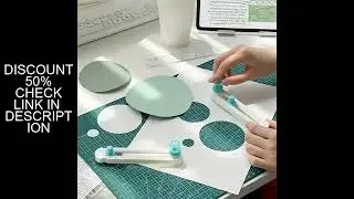 360&deg; Adjustable  Circle Cutter - Precision Scrapbooking Tool for Perfect Circular Paper Cuts - Ideal