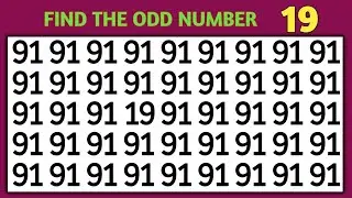  Eyes 👀 Visual Test | Find The Odd One Out - Numbers & Letters Edition | Emoji Quiz | Visual Test