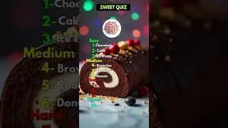 Can You Name The Sweets? #quizchallenge #quiztime #quiz #food #sweetrecipe #guess #challenge #logo