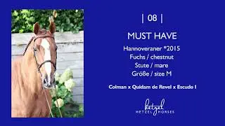 8 | Must Have (Colman x Quidam de Revel x Escudo I) | Holger Hetzel Sport Horse Sales 2025