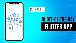 Quote-Of-The-Day Flutter Application | CodSoft Android Development Internship [ Task - 2 ]