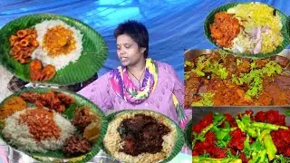 Cheapest Women Selling||Roadside Unlimited Meals|| VegMeals@nonveg ||Indian Street Food||
