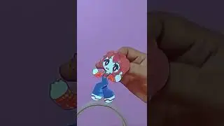 🌸🌸(2)Making paper doll🌸🌸 Tutorial  paper puppets🌸#wasuart#paperpuppet#shorts#youtubeshorts@Cermrnl