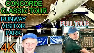 Logans FULL CONCORDE TOUR at the Runway Visitor Park at Manchester Airport -4K Concorde Classic Tour