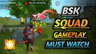 BEST RANKED SQUAD MATCH GAMEPLAY || BSK GAMERS