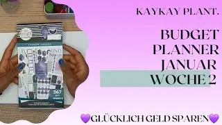 Gl&uuml;cklich Geld Sparen| Seitengestaltung| Januar Woche 2