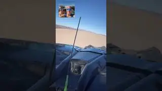 Dune buggy ride at Amargosa big dune - mama driving her CanAm Maverick #girlpower #drivelikeagirl