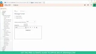How to Change the Font of Your Outlook Messages in Office 365