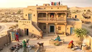 Unseen Pakistani Village Life | Woman&rsquo;s Daily Life in a Mud House |